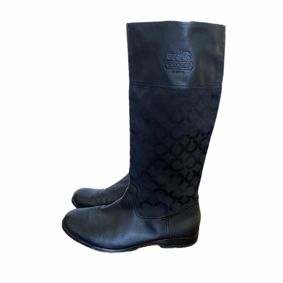 Coach Chrissi Leather Boots - Picture 5 of 6